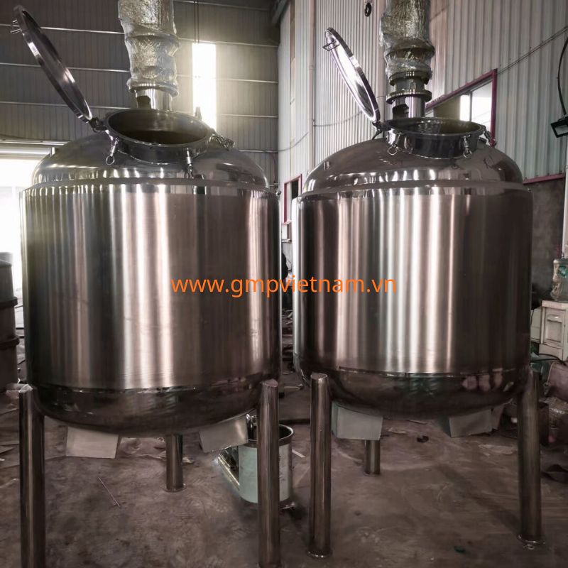 Bồn khuấy trộn hóa chất, mỹ phẩm, thực phẩm