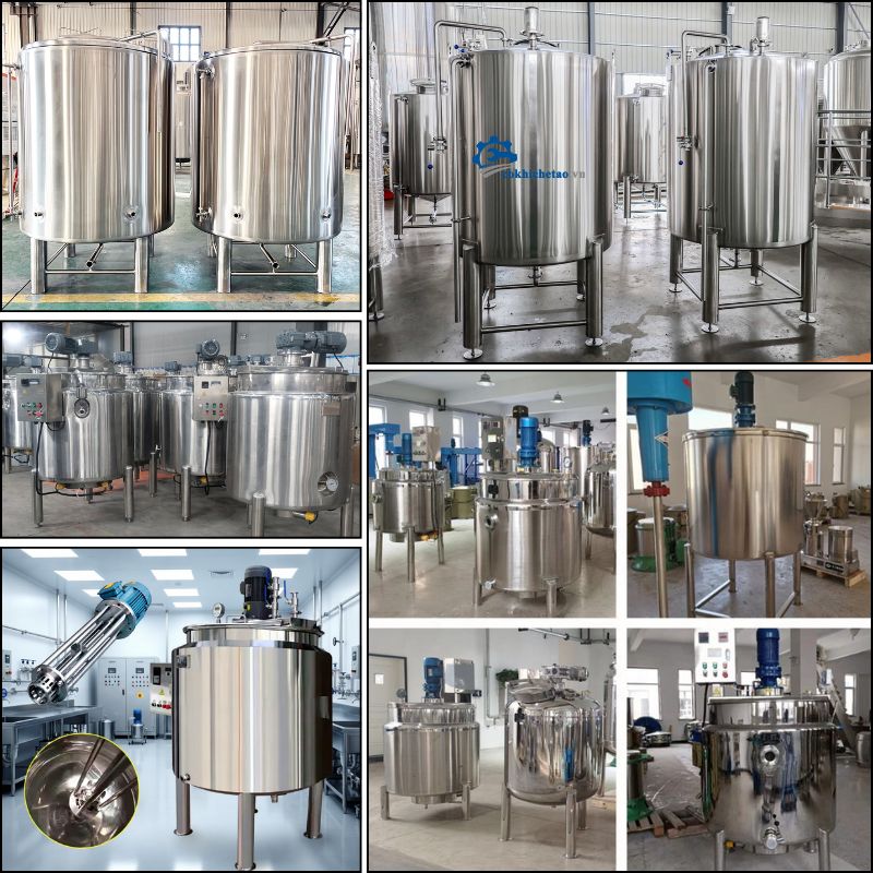 Bồn khuấy trộn chất lỏng Bồn khuấy trộn chất lỏng