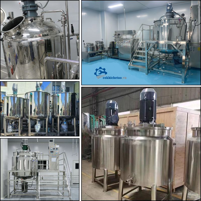 Bồn khuấy trộn thực phẩm gia nhiệt