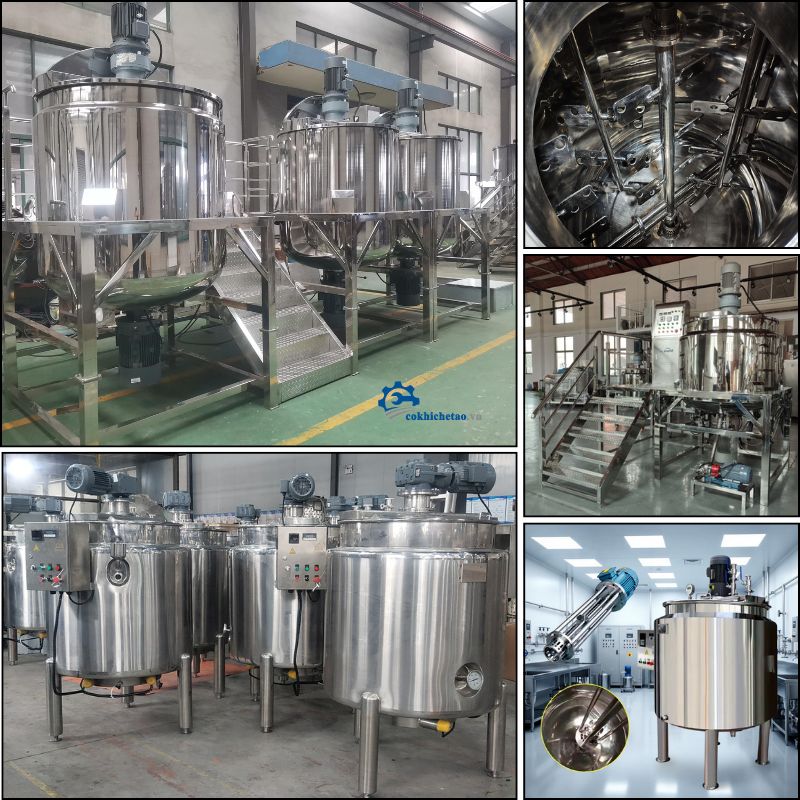 Bồn khuấy trộn gia nhiệt