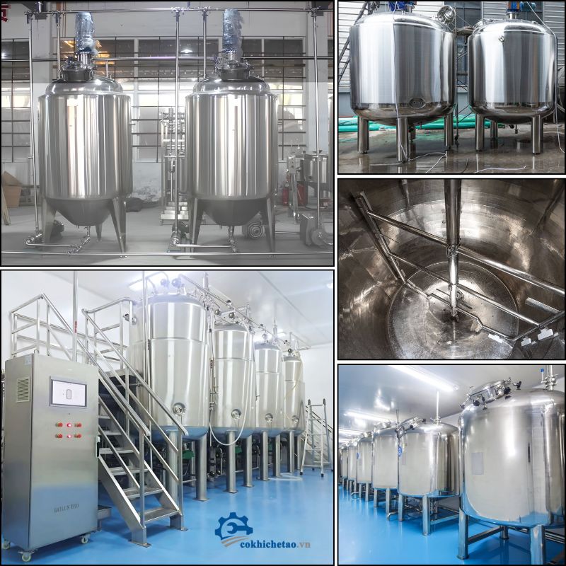 Đơn vị cung cấp bồn khuấy trộn