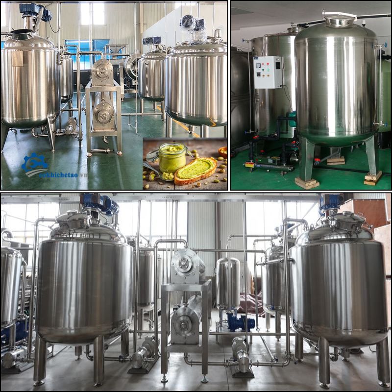 Bồn khuấy trộn nhũ hoá