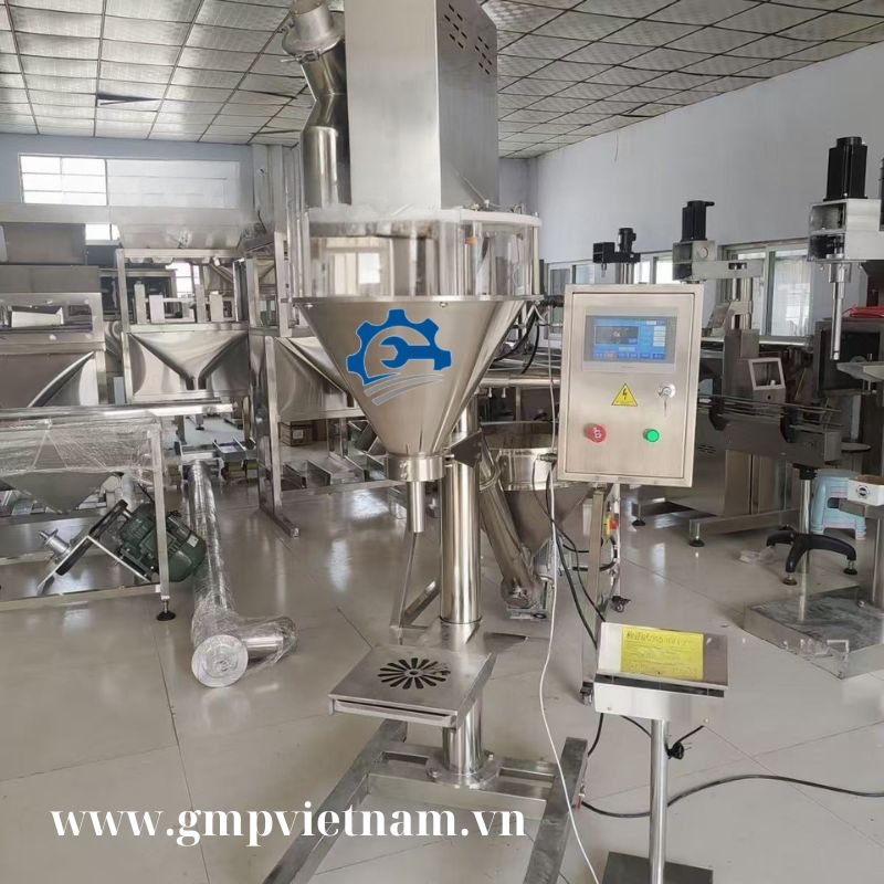 Máy chiết rót bột