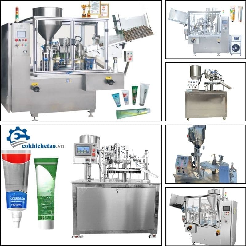 Máy chiết tuýp mỹ phẩm Máy chiết tuýp mỹ phẩm