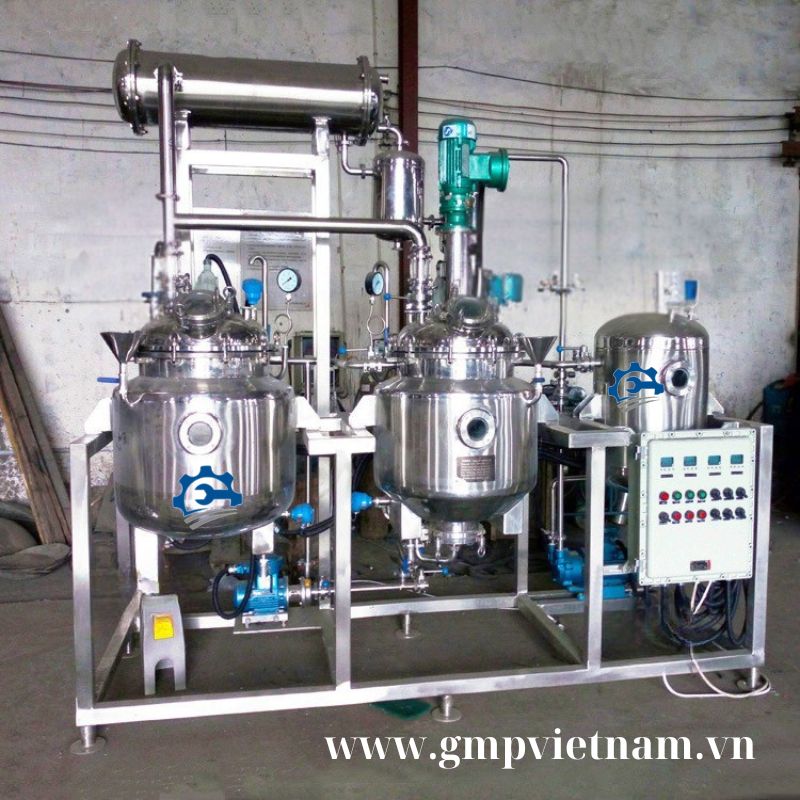 Máy chiết xuất tinh dầu sả