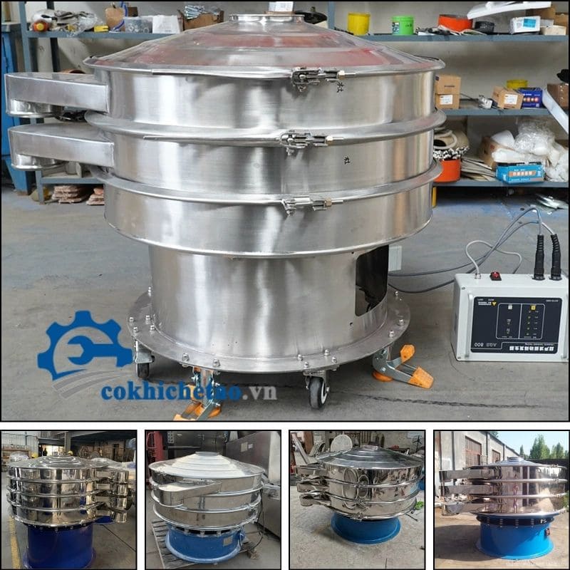 Máy sàng rung dạng tròn công nghiệp Máy sàng rung dạng tròn công nghiệp
