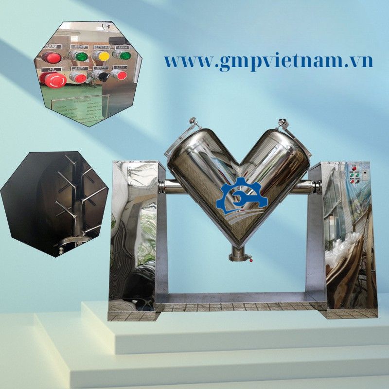 Máy trộn bột công nghiệp chữ V