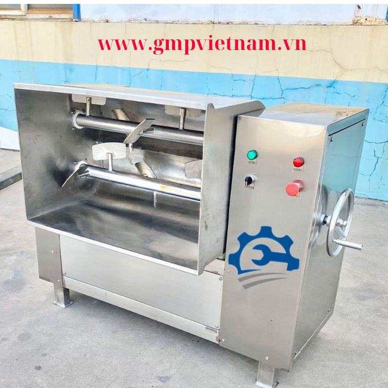 Máy trộn nguyên liệu nằm ngang