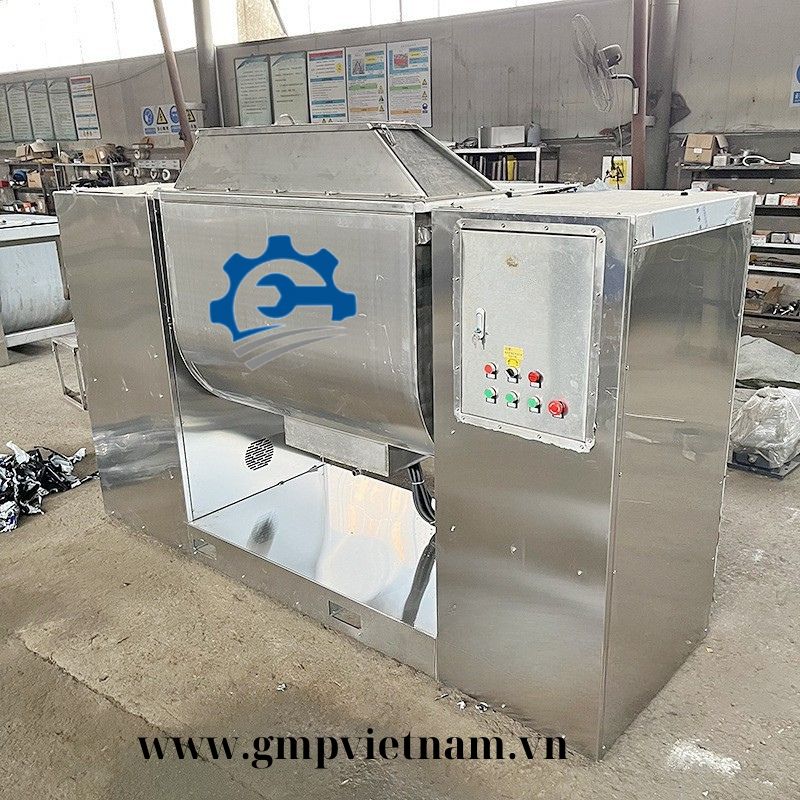 Máy trộn nguyên liệu nằm ngang