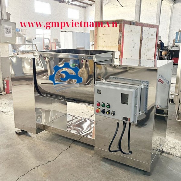 Máy đảo nguyên liệu – Máy trộn bột, máy trộn nguyên liệu nằm ngang